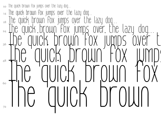Aeg Flyon Now font waterfall